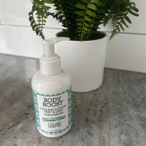 Cucumber Mint Cooling Lotion for Feet and Legs Body Boost 6oz Pregnancy Safe